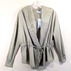 Young Fabulous & Broke Jacket Hoodie Green Size Small Athleisure